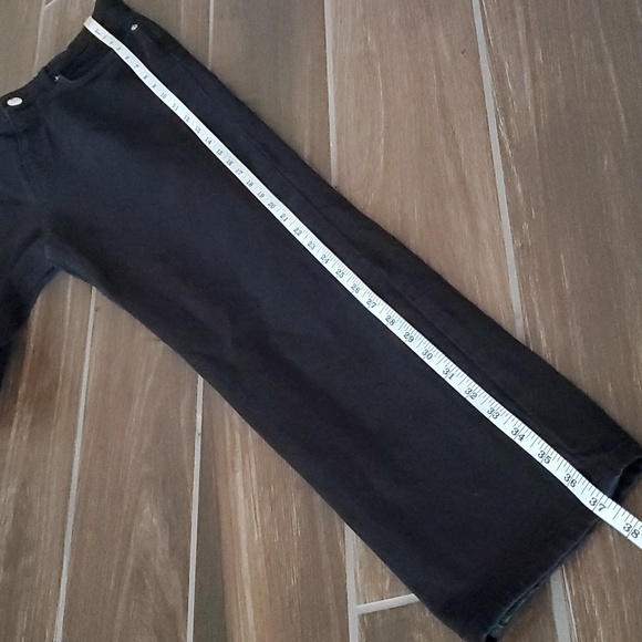 ZARA Black The 90s Slim Denim Jeans Women 6 - Picture 9 of 11